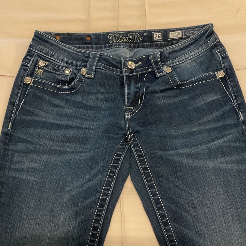 Miss Me Women's Dark Blue Boot Cut Jeans